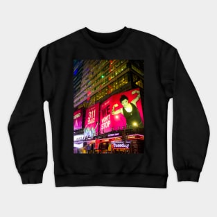 Times Square, Manhattan, New York City Crewneck Sweatshirt